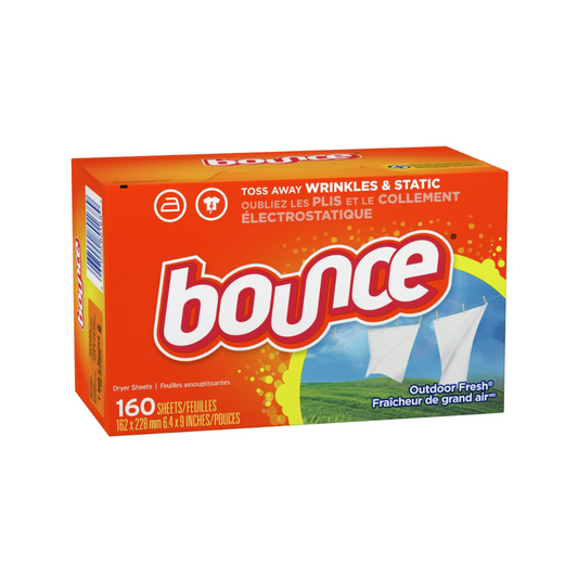 Toallitas suavizantes Bounce aire fresco 160 unidades