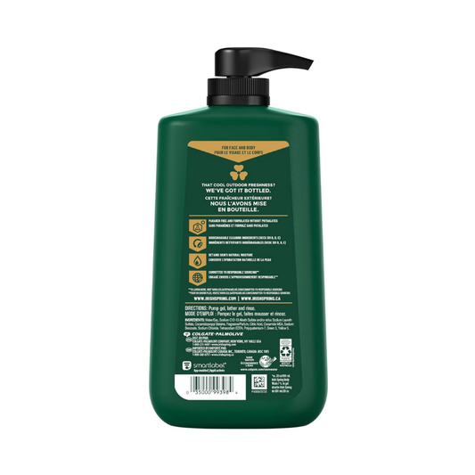 Gel de baño para hombre Irish Spring 887 ml