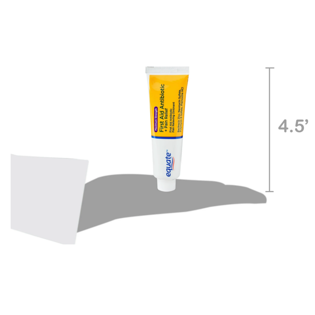Equate Antibiotico para heridas y calmante del dolor 28 gr