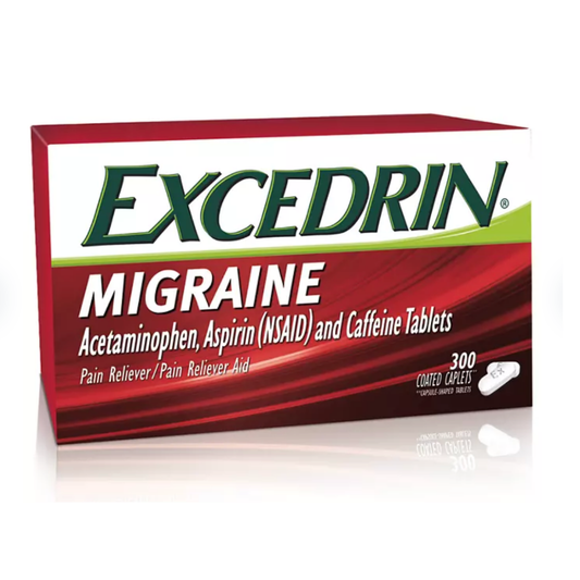 Excedrin para migraña 300 tabletas