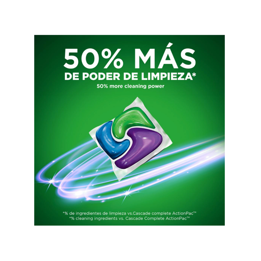 Detergente para Lavavajillas Cascade Platinum Plus 81 Und