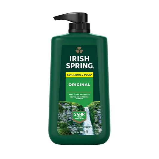 Gel de baño para hombre Irish Spring 887 ml