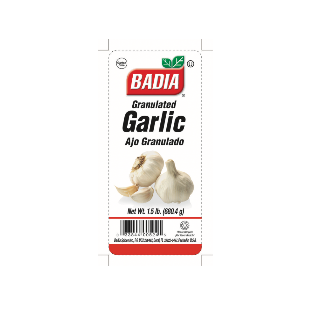 Ajo granulado Badia 680 g