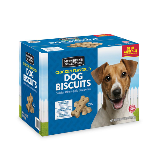 Galletas para Perro con Sabor a Pollo Member's Selection 4.5 kg