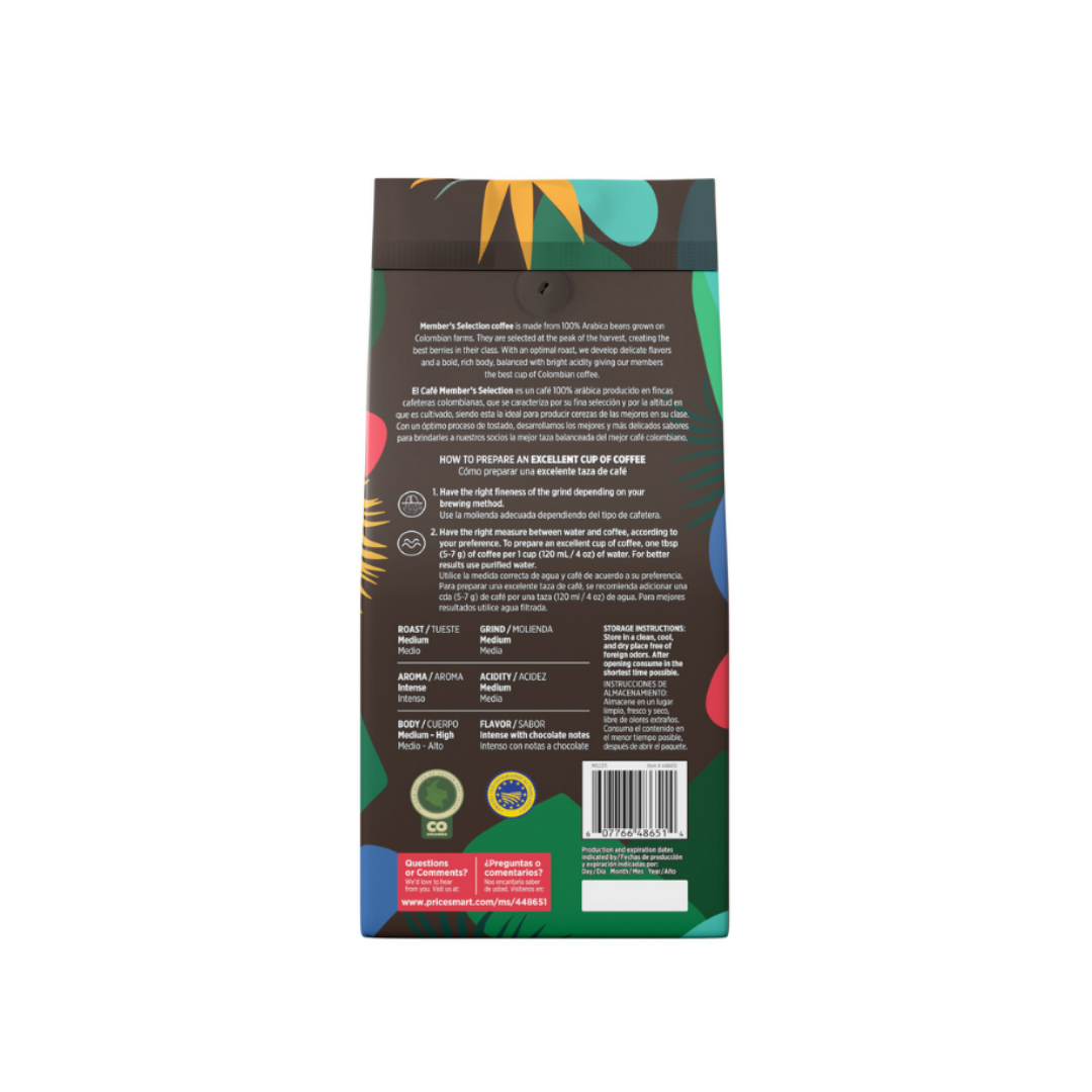 Café tostado y molido Member's Selection (Arábica) 2.2 lb