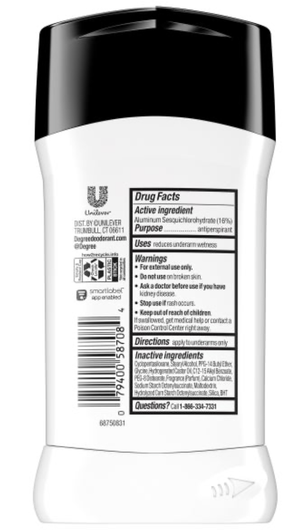 Desodorante Degree Men UltraClear Black & White