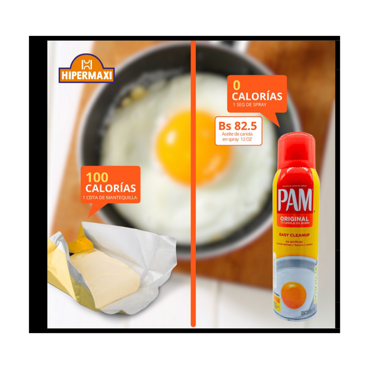 Aceite en Spray Pam Original 400 g