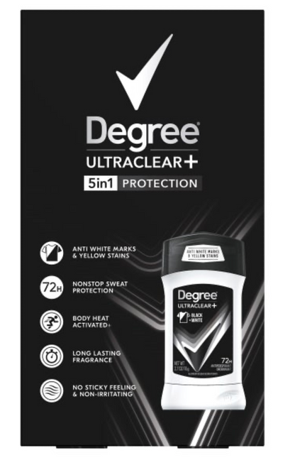 Desodorante Degree Men UltraClear Black & White